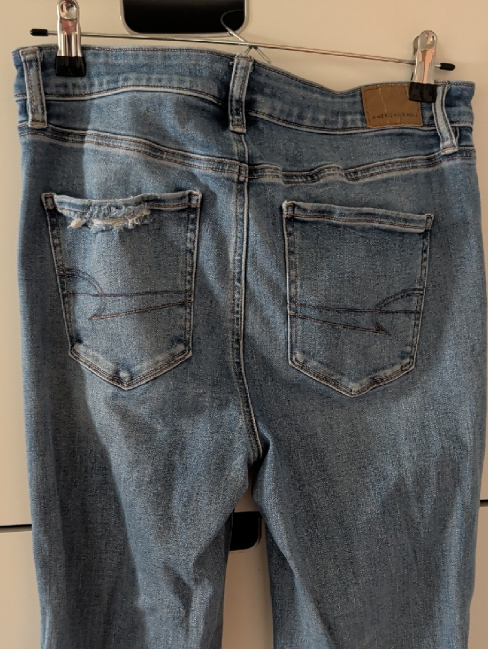 American Eagle - Festival Flare Jeans with Frayed Hem - 10 Short - Picture 10 of 13